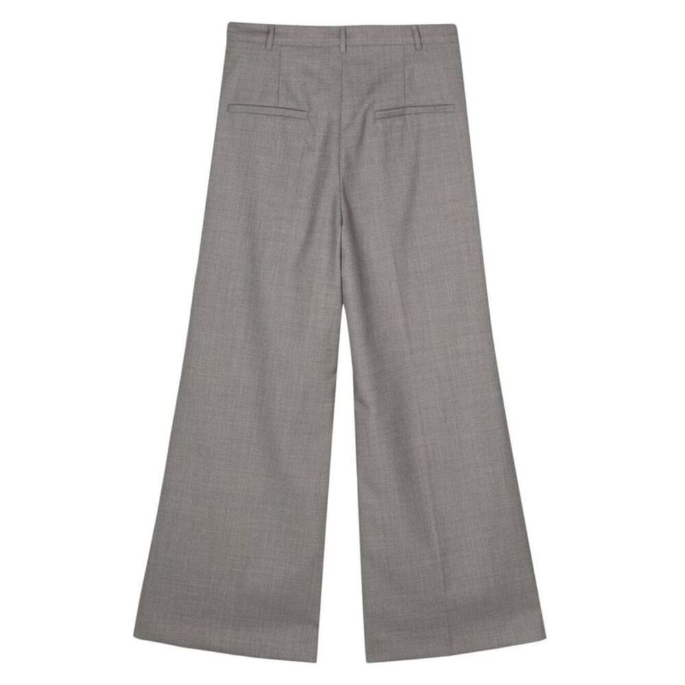 LOW CLASSIC Wide Leg Tailored Trousers Women GREY Pants